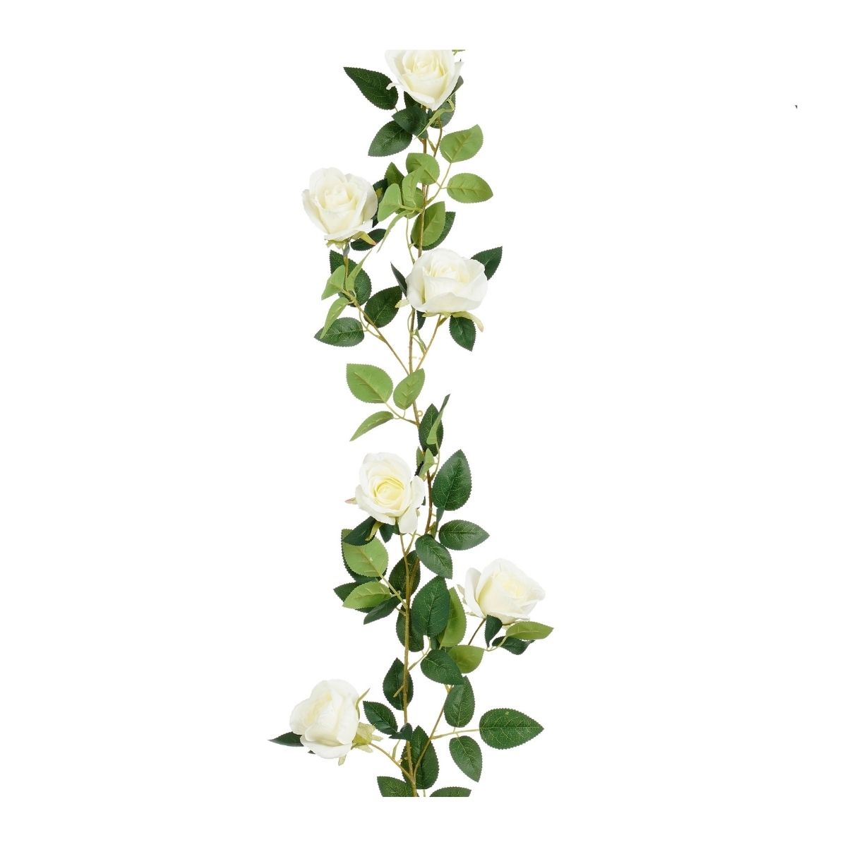 Mica Decorations Slinger Roos Wit 180 x 15 x 6 cm