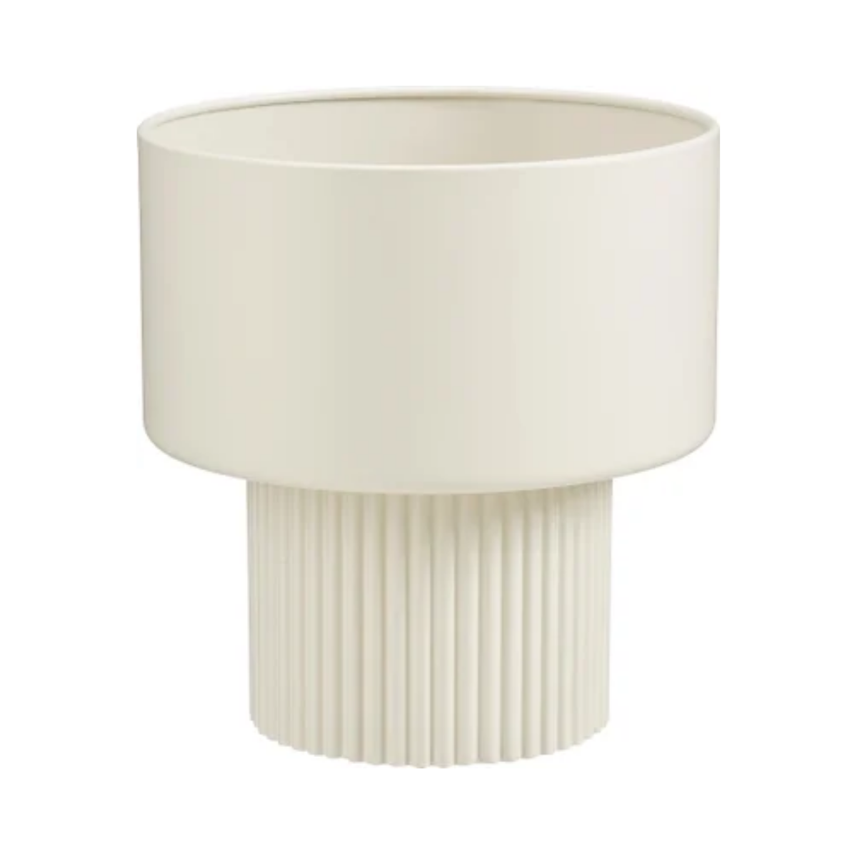 Mica Decorations Bloempot Lux Rond Wit 33 x 31.5 cm