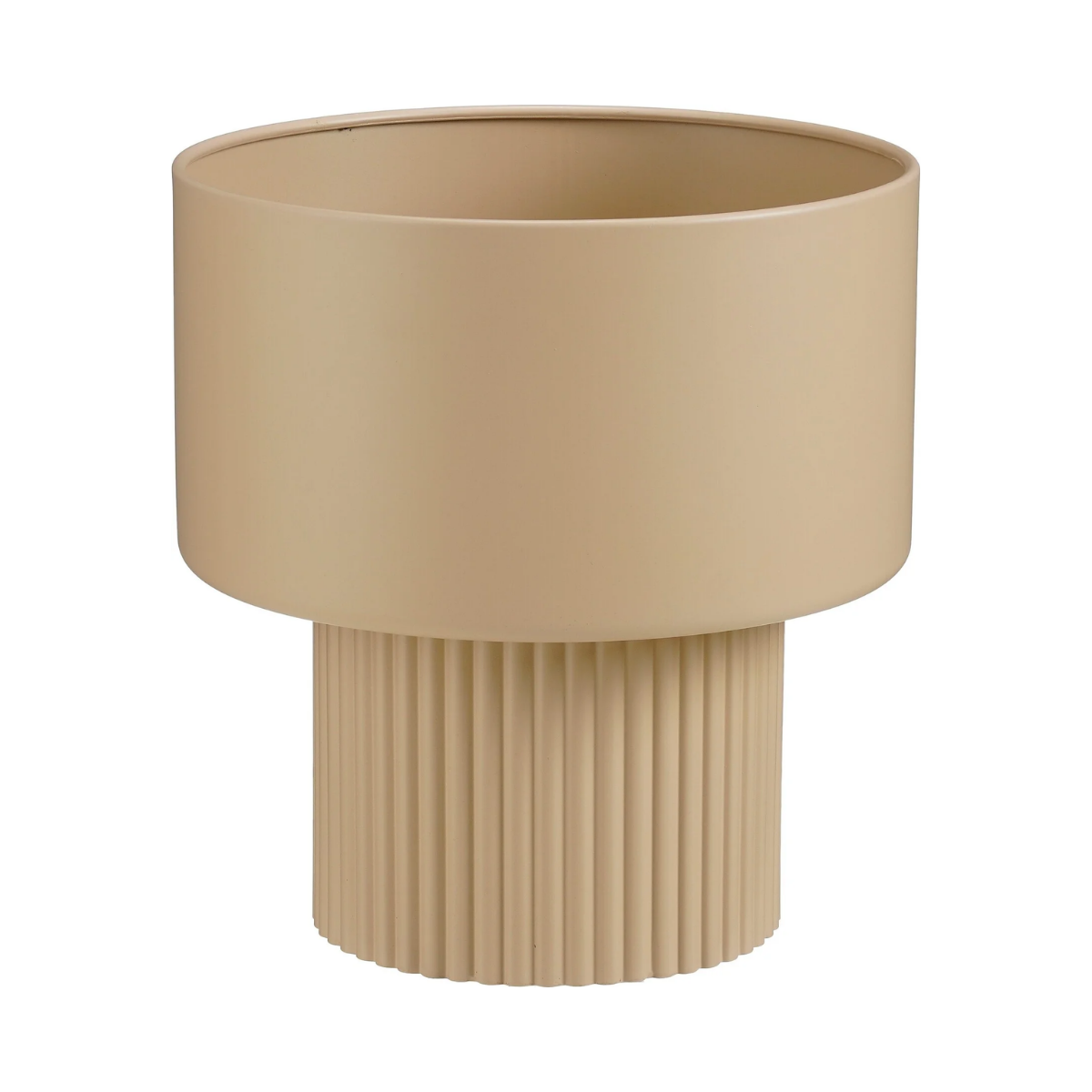 Mica Decorations Bloempot Lux Rond Bruin 33 x 31.5 cm