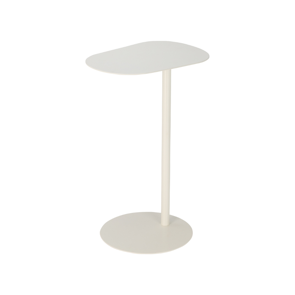 De Bosrand Bijzettafel Organisch Wit 54 x 5 x 30 cm