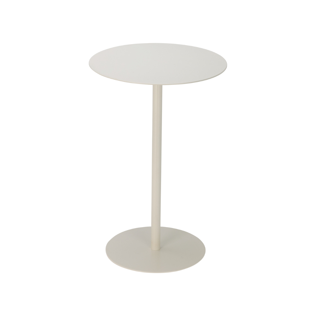 De Bosrand Bijzettafel Rond Wit 54 x 37.5 cm