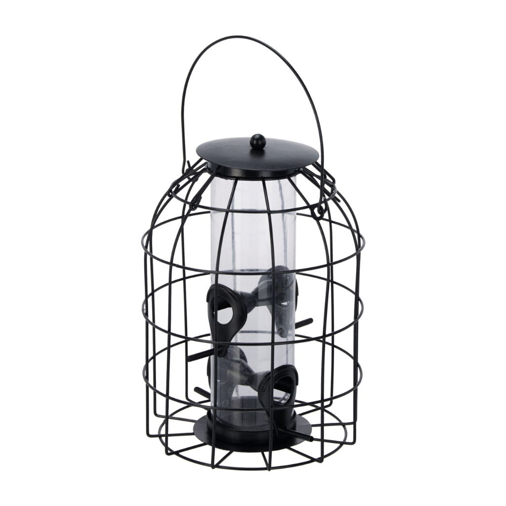 Pro Garden Vogelvoerhouder Zaad Metaal Zwart 17 x 23 cm