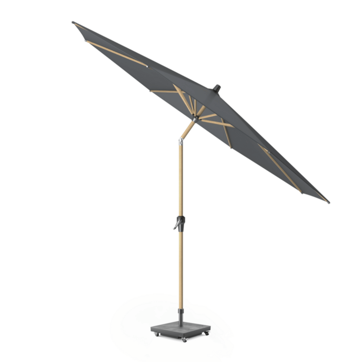 Platinum Stokparasol Riva Antraciet ø 300 cm