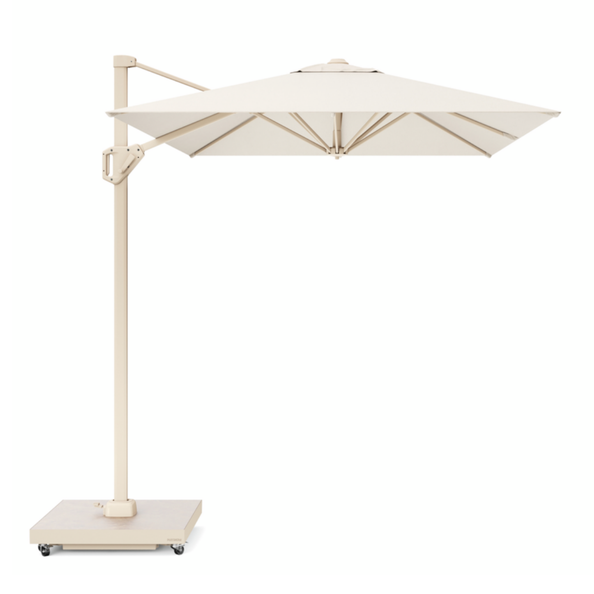 Platinum Zweefparasol Voyager T¹ Ivory Rechthoek 200 x 300 cm