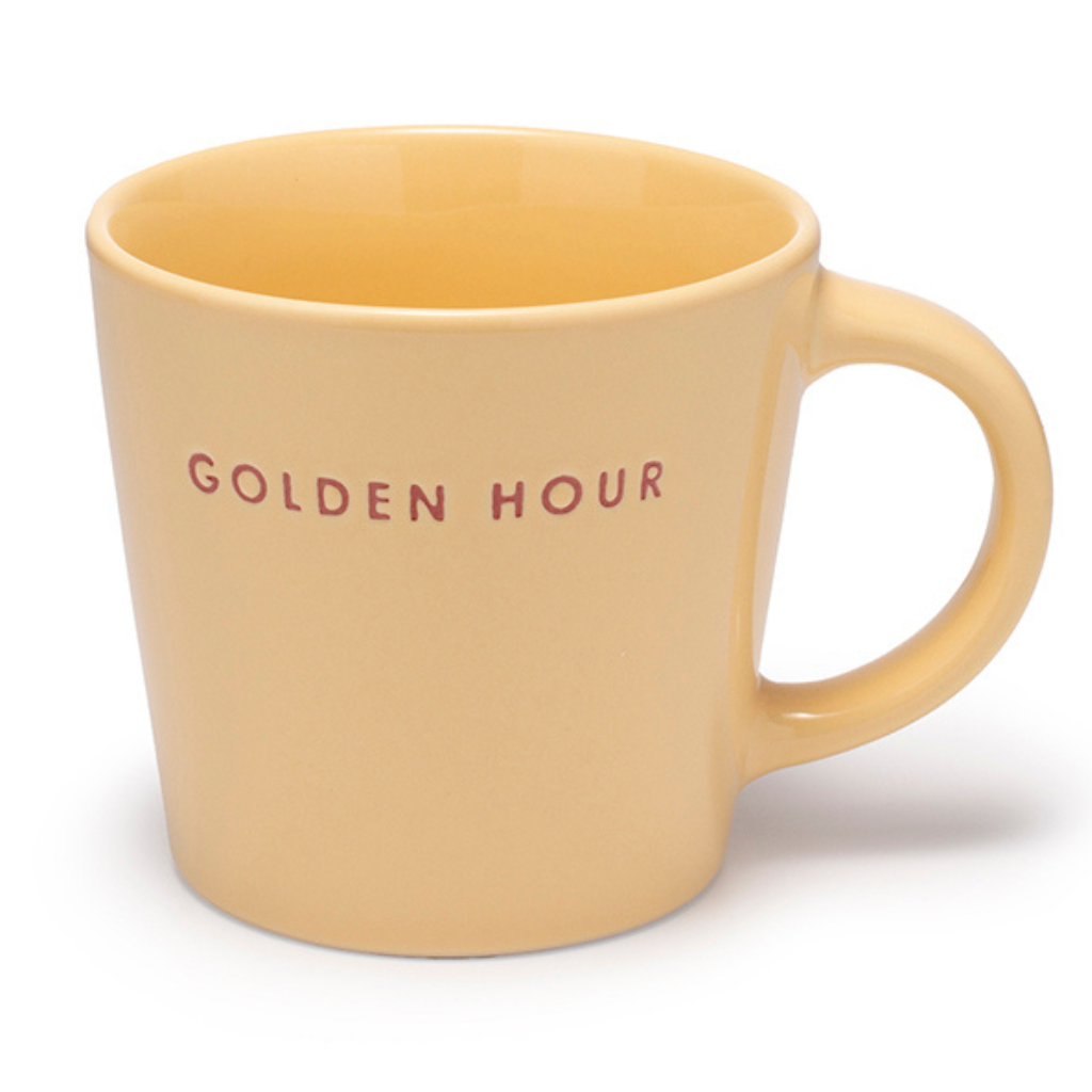 Vondels Cappuccinokopje Ceramic Golden Hour Geel 250 ml