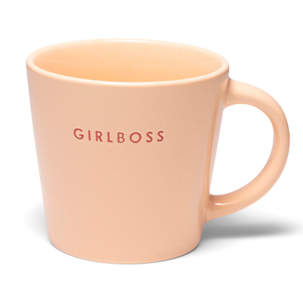 Vondels Cappuccinokopje Ceramic Girlboss Roze 250 ml