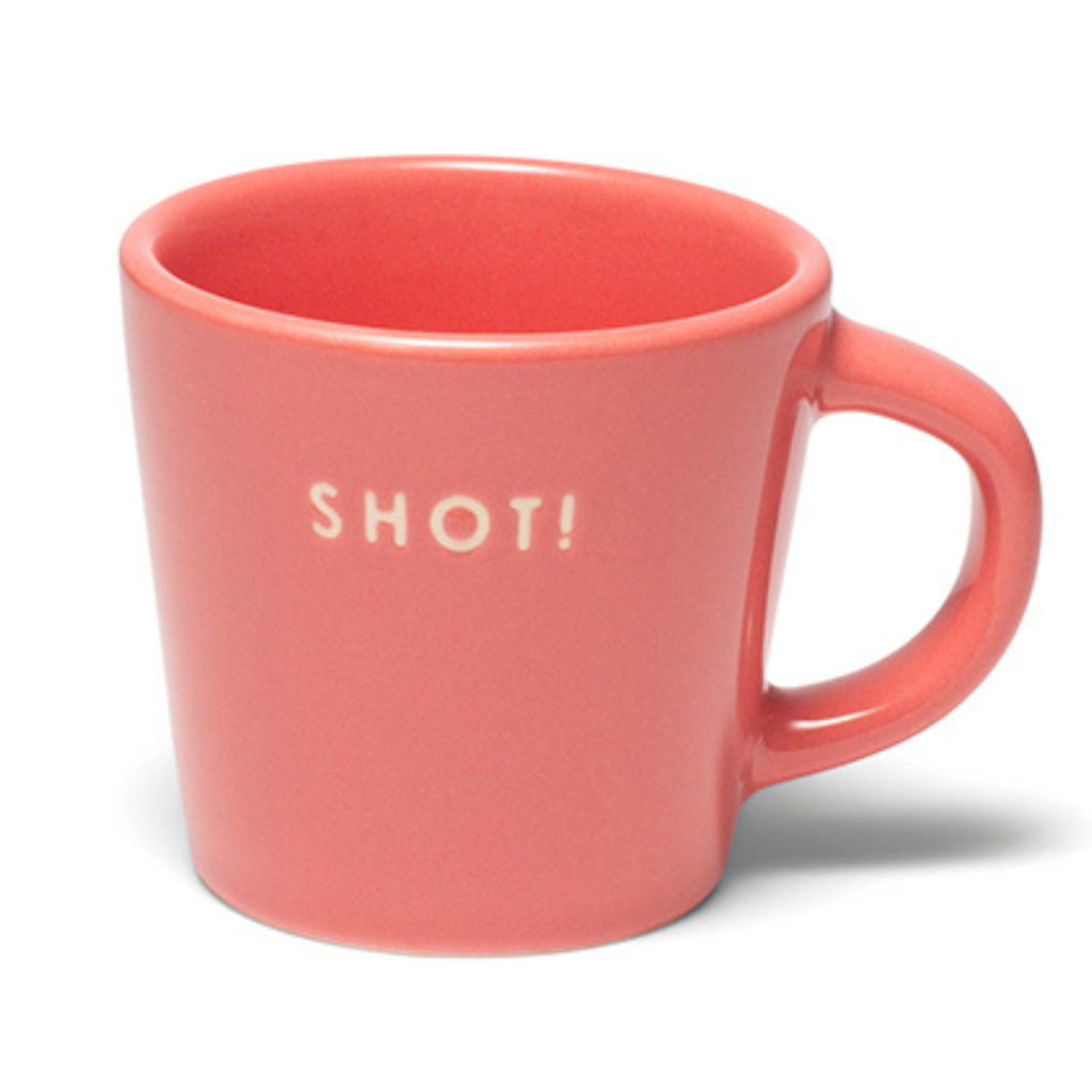 Vondels Espressokopje Ceramic Shot Roze 80 ml
