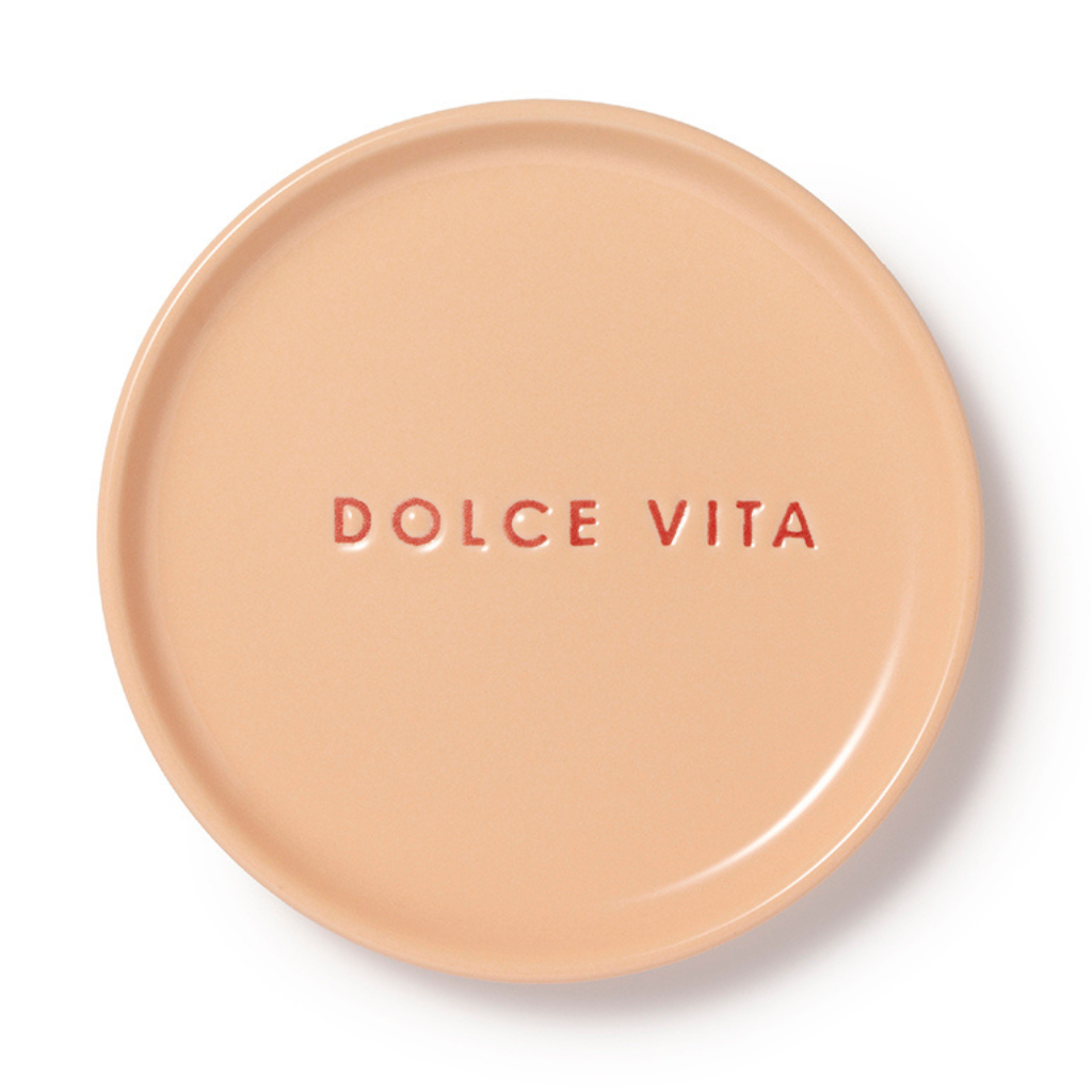 Vondels Petit Four Plate Ceramic Dolce Vita Roze 8.5 cm
