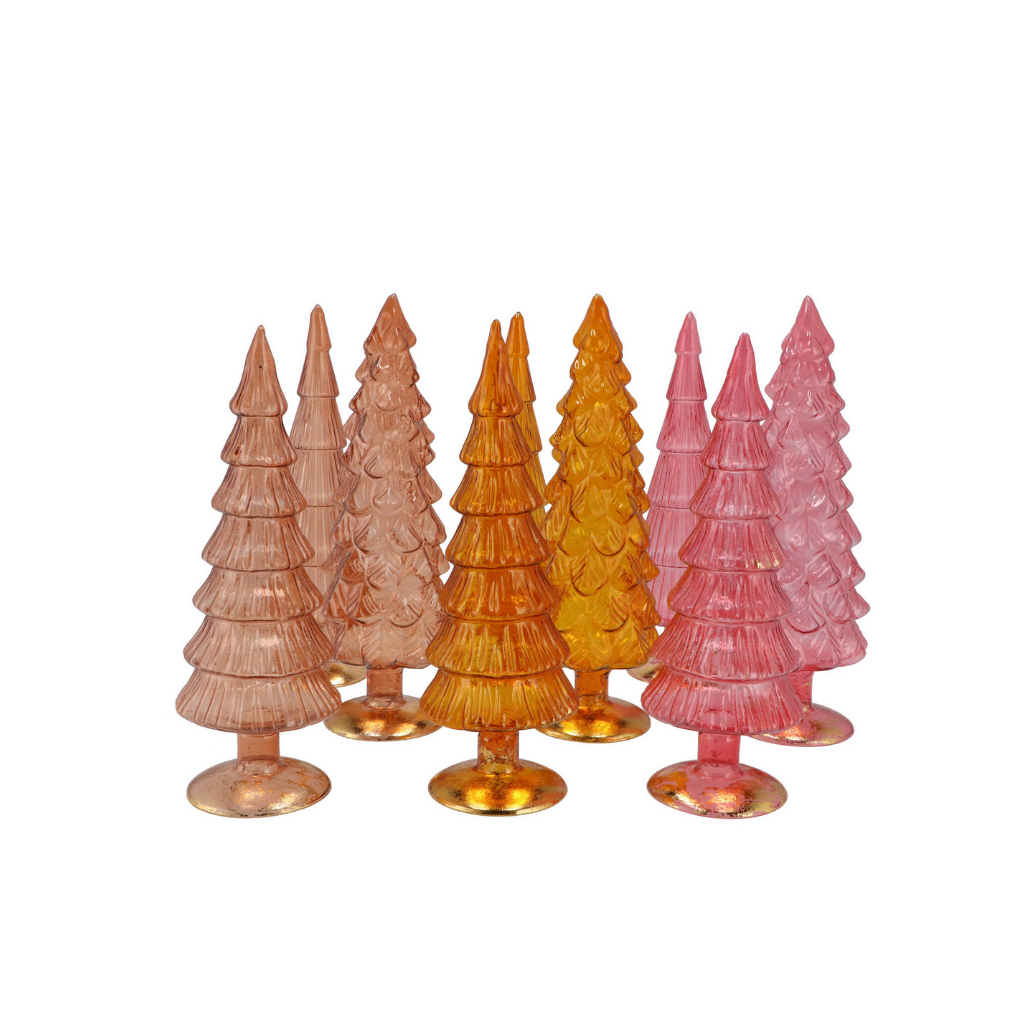 Twinkle Earthy Terra Glass Tree Ass 9x25cm