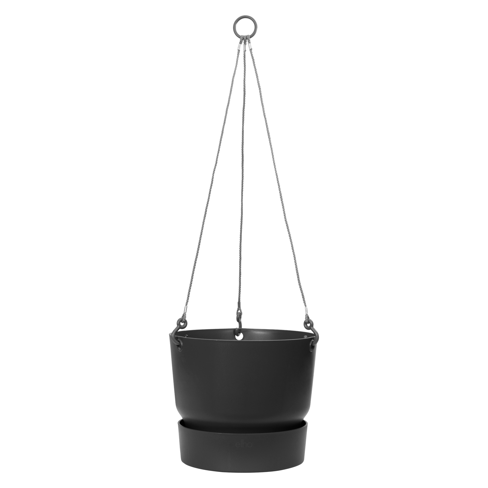 Elho Greenville Hanging Basket 24cm Living Black