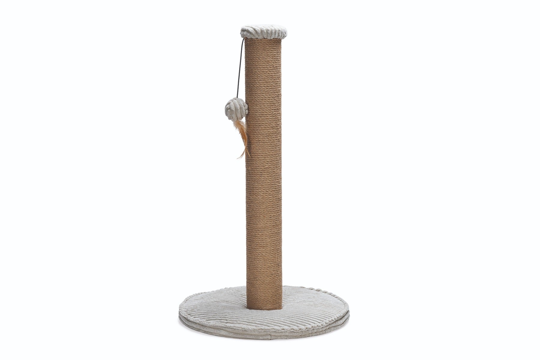 Designed by Lotte Krabpaal Ribbed Lichtgrijs 41 x 41 x 70 cm
