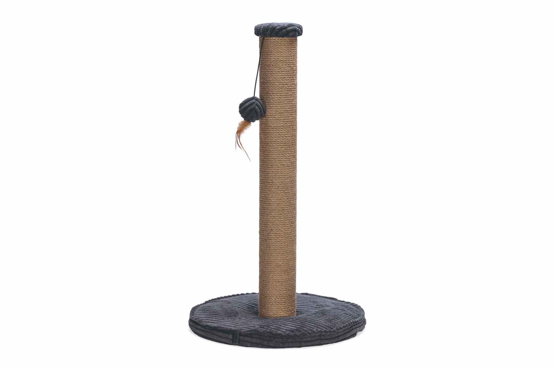 Krabpaal Ribbed Antraciet 41x41x70cm