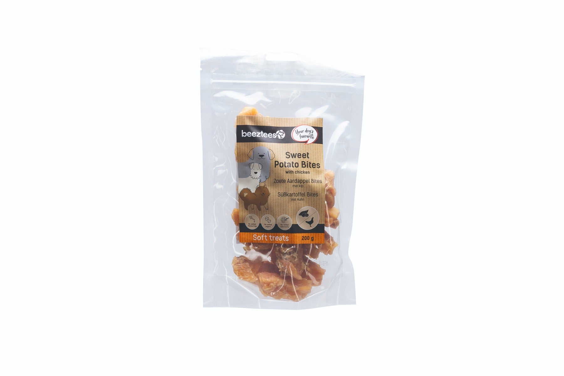 Zoete Aardappel Bites Kip 200g