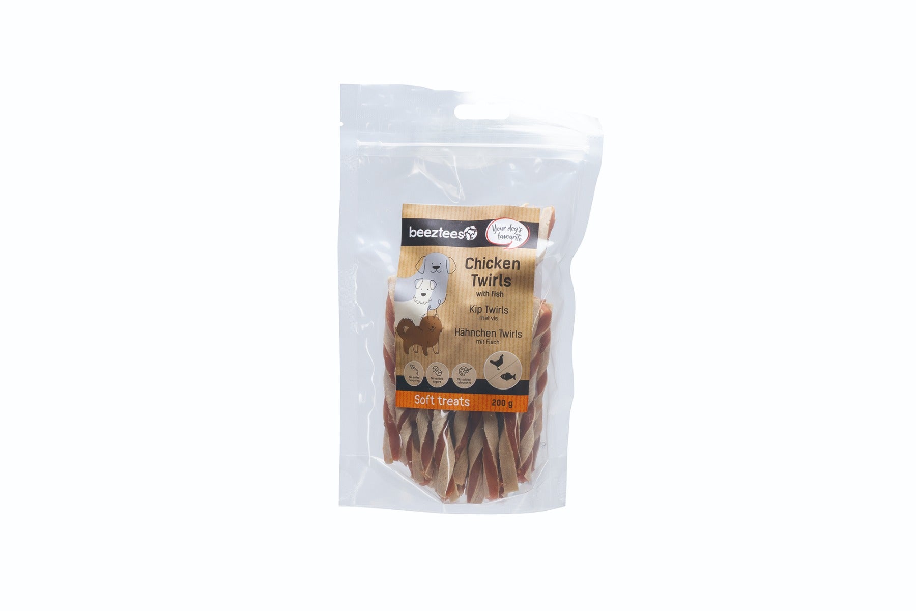 Kip Twirls met Vis 200g