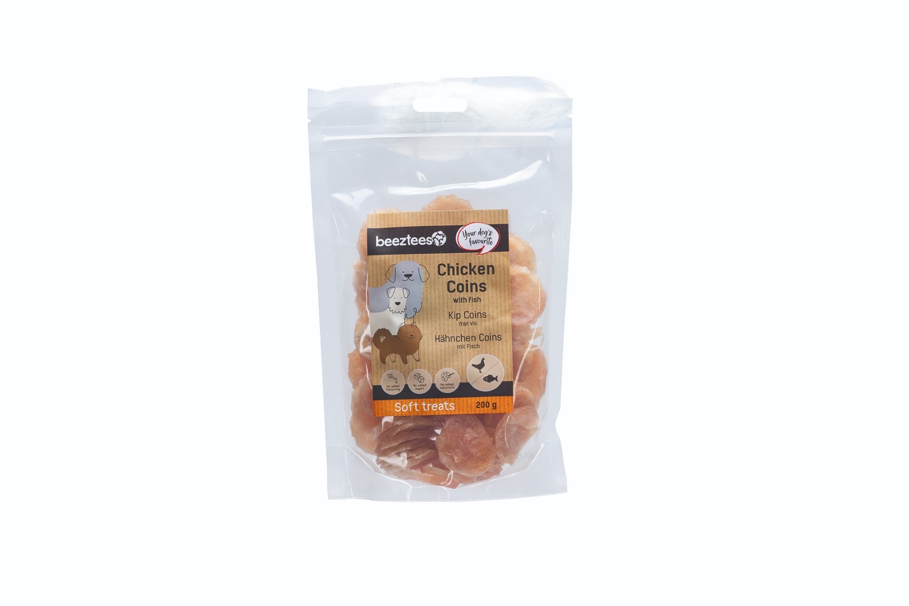 Kip Coins met Vis 200g