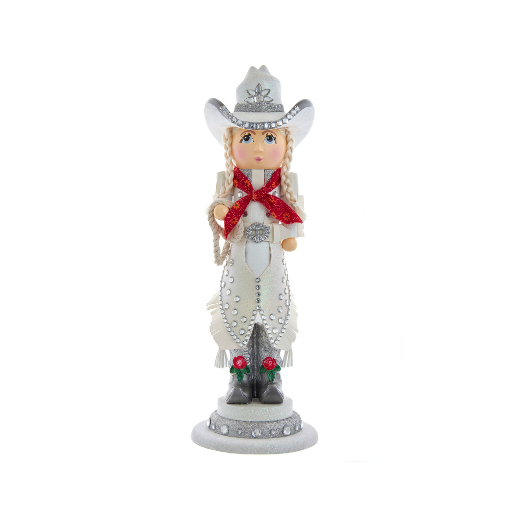 Kurt Adler kersthanger Holly Wood Rhinestone Cowgirl