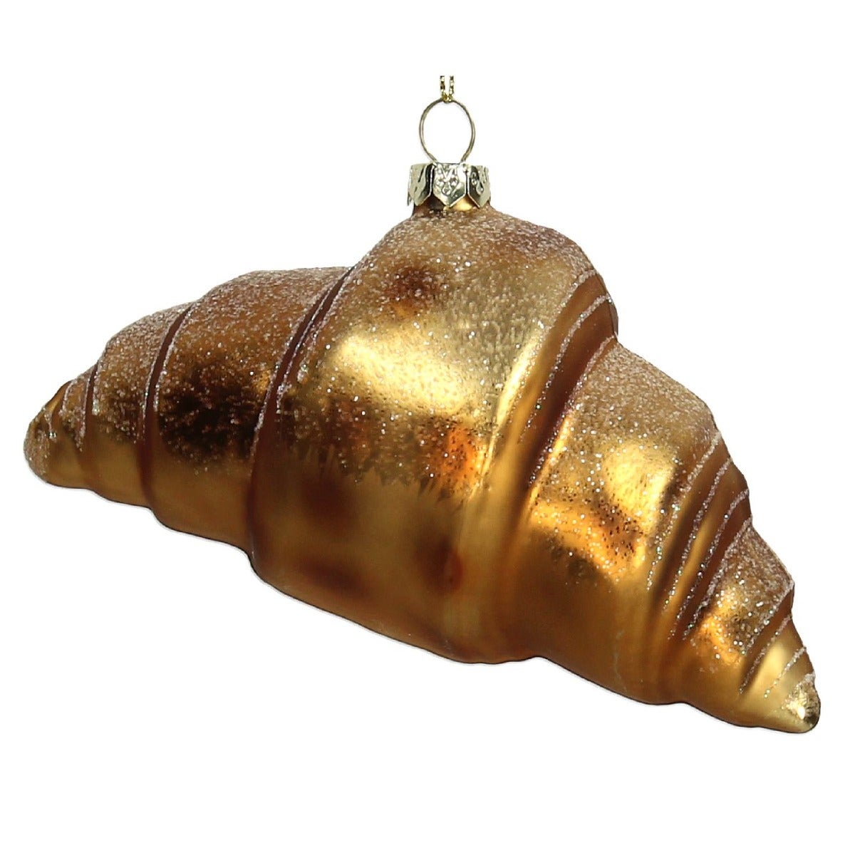 Kersthanger Croissant Glas Bruin 15.2 cm