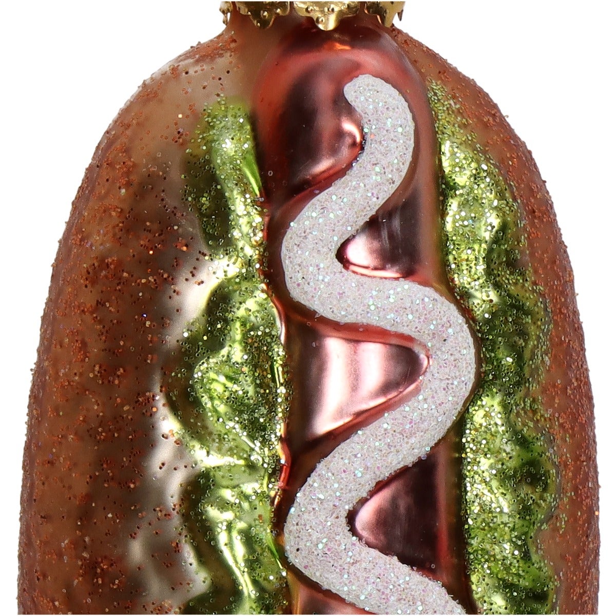 Kersthanger Hotdog Glas Multi 10.1 cm