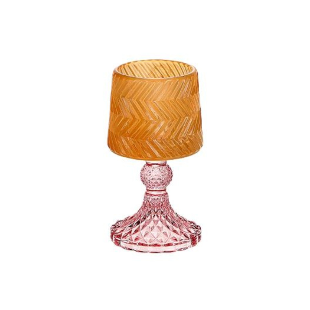 Theelichthouder Clary Oranje 15 cm