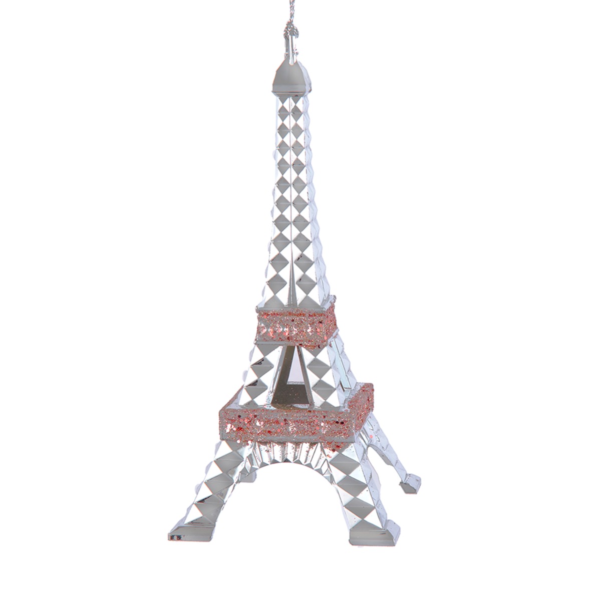 Kurt Adler kersthanger Chrome Eiffel Tower