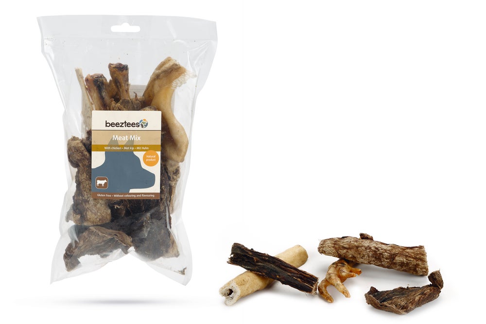 Beeztees gedroogde meat mix 250g