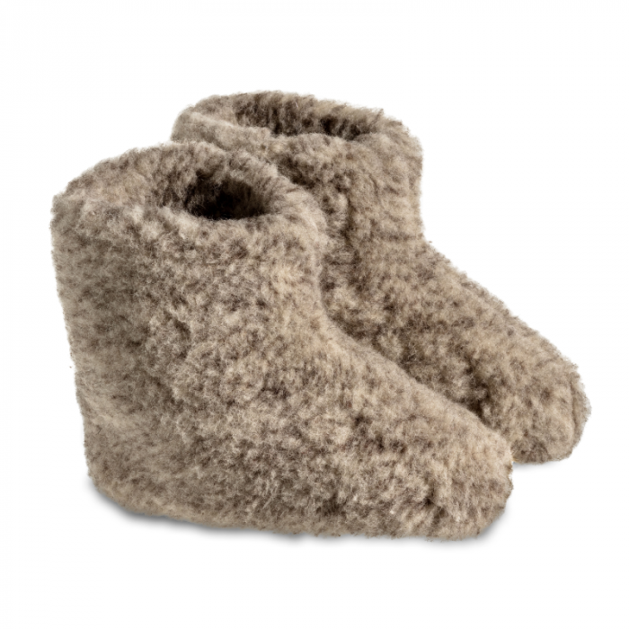 Woolwarmers Wollen Slof Dolly Grijs